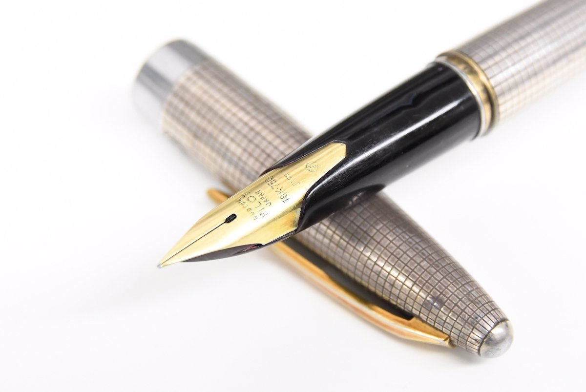 PILOT パイロット Elite エリート シルバーン STERLING SILVER 18K-750