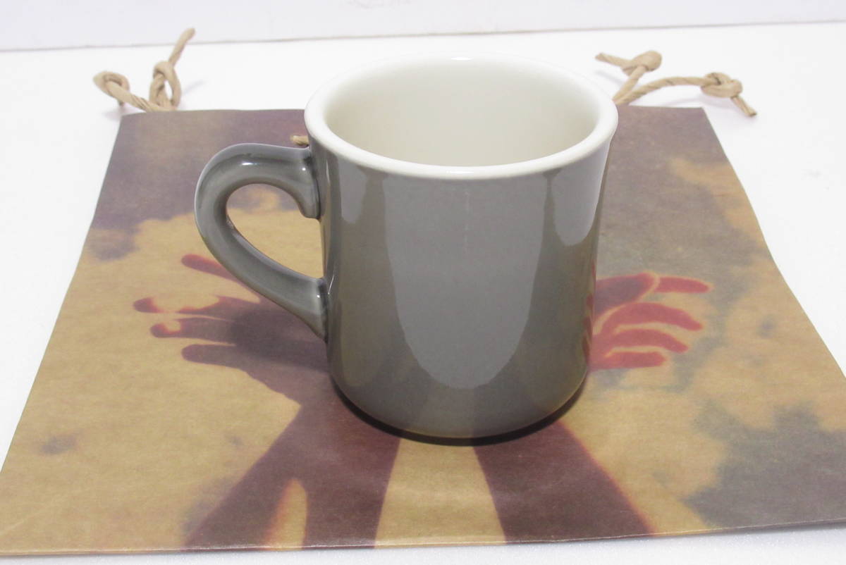 RHC Ron Herman ロンハーマン Emboss Logo Mug マグカップ グレー_画像3