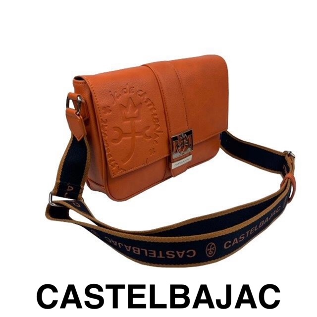 高質 カステルバジャック CASTELBAJAC 横型ショルダーバッグ 被せ型