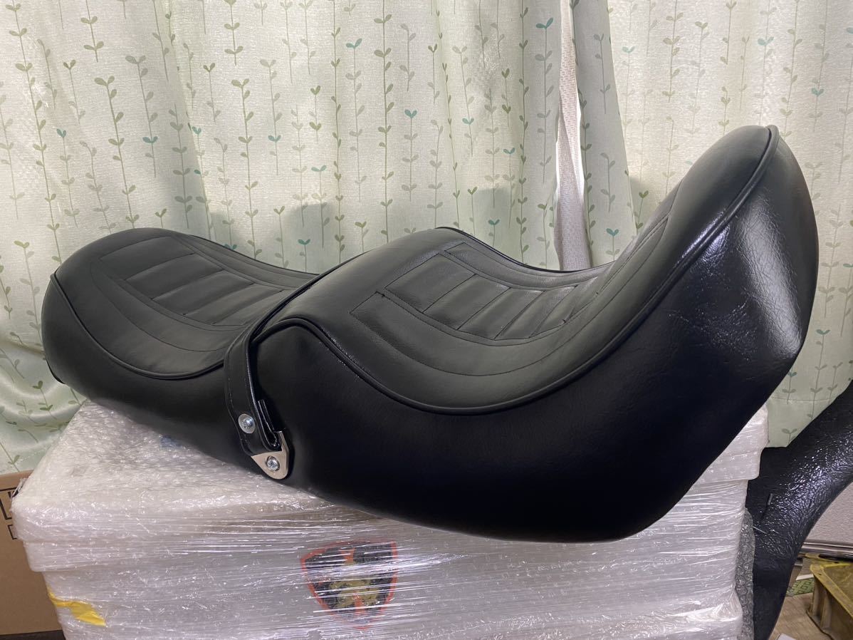 Z400FX用カスタムシート 検)Z550FX タックロール シート チョビ三