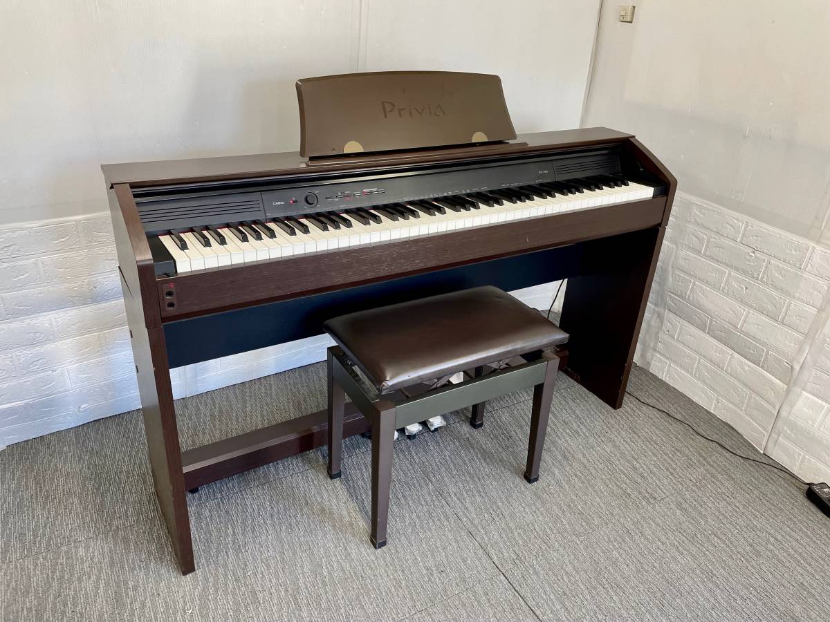 0726F【極美品】CASIO/カシオ◇PX-750BN◇Privia/プリヴィア◇88鍵盤