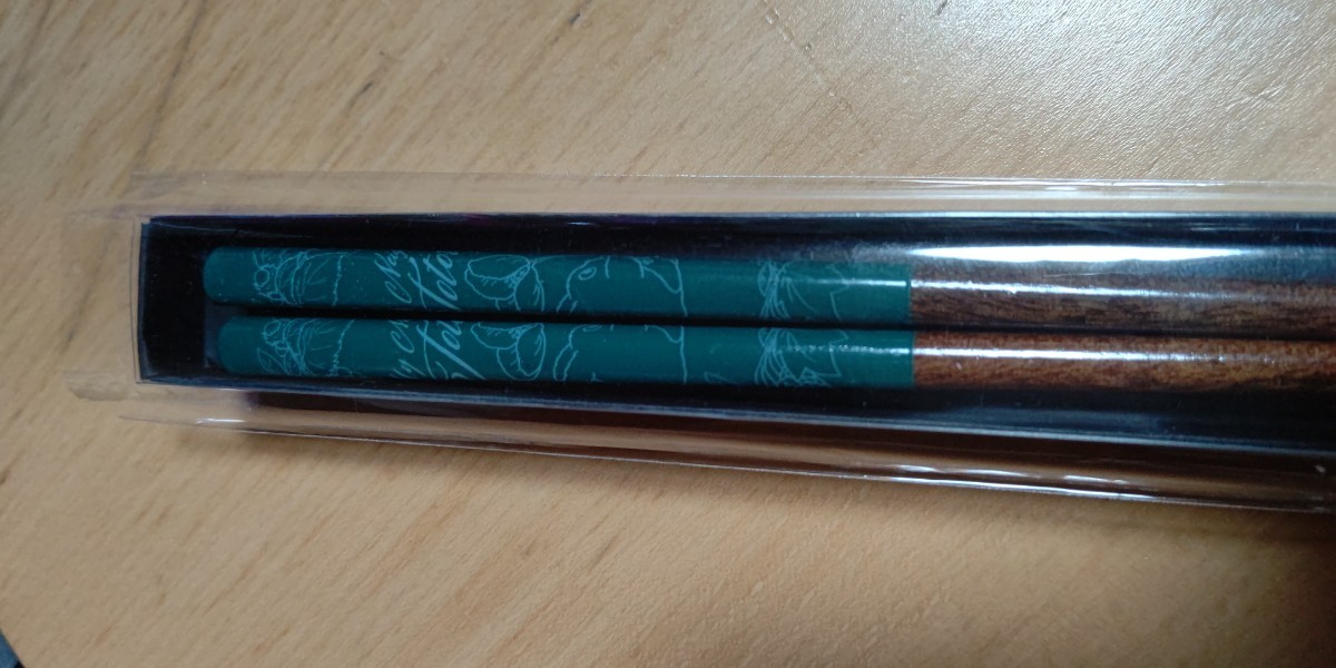  Tonari no Totoro coating chopsticks 21cm chopsticks green Studio Ghibli ... not new goods * unopened * prompt decision 