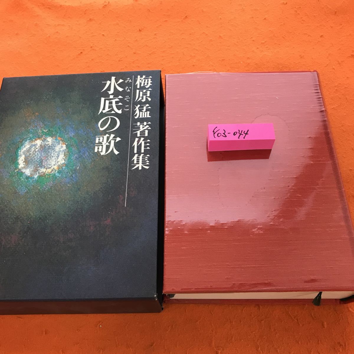 新版 F03-044 水底の歌 梅原 猛 著作集 11 集英社 国文学研究