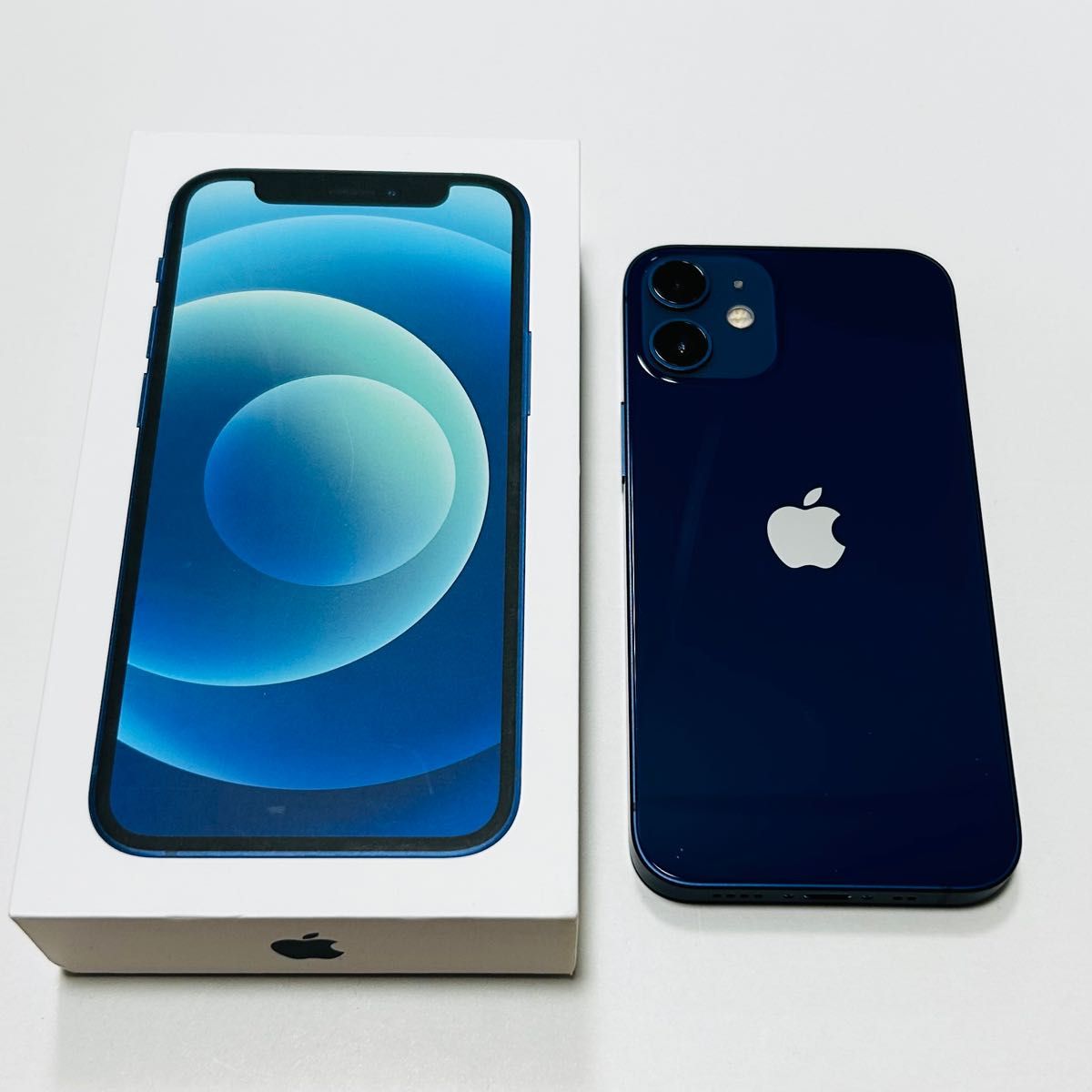 超美品】iPhone 12 mini ブルー 256 GB SIMフリー SIMフリー Apple