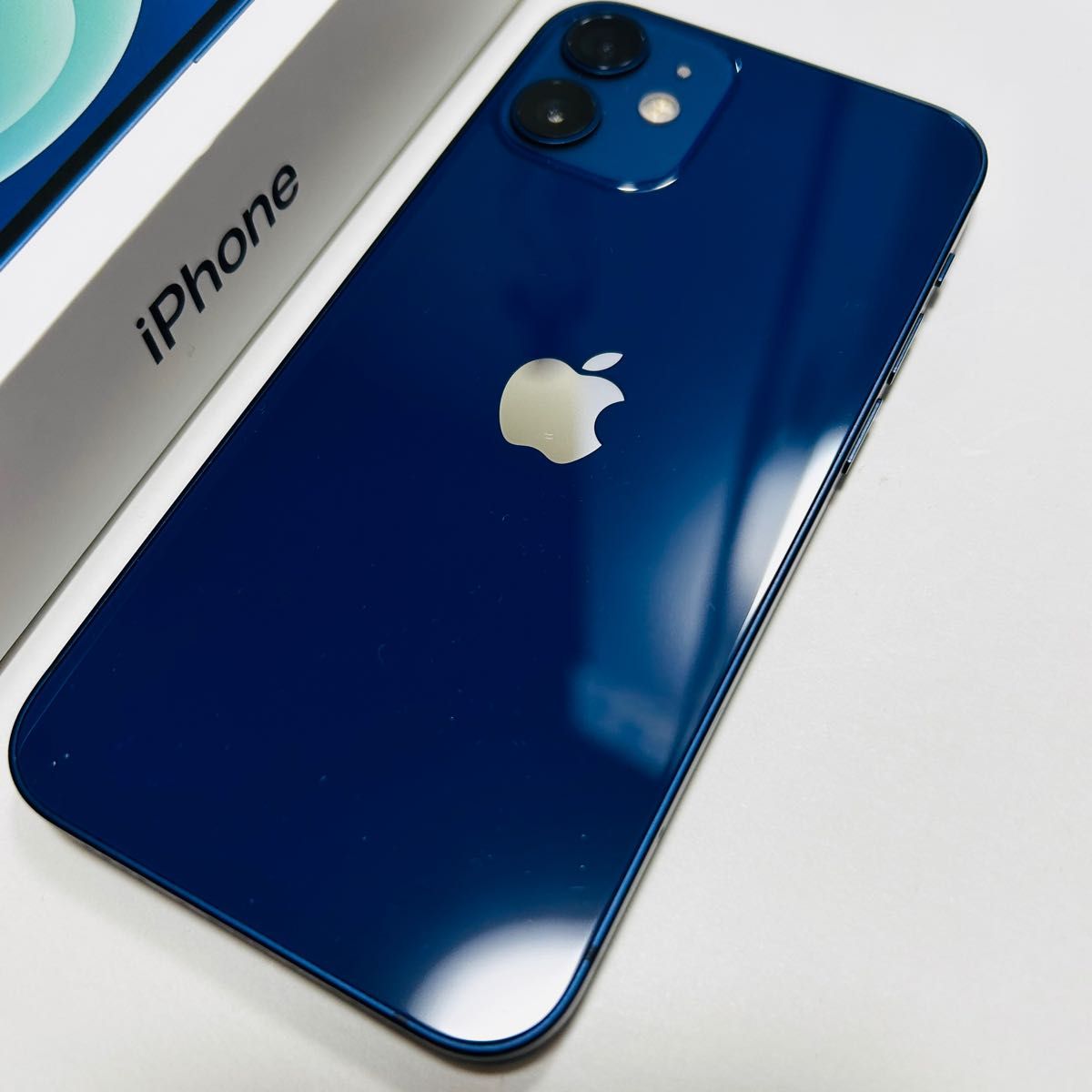 超美品】iPhone 12 mini ブルー 256 GB SIMフリー SIMフリー Apple