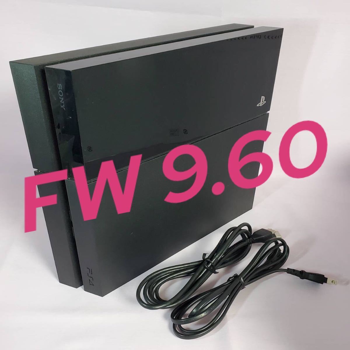 FW 9.60 Ver.9.60 CUH-1000A 動作確認済み ブラック 封印シール有り