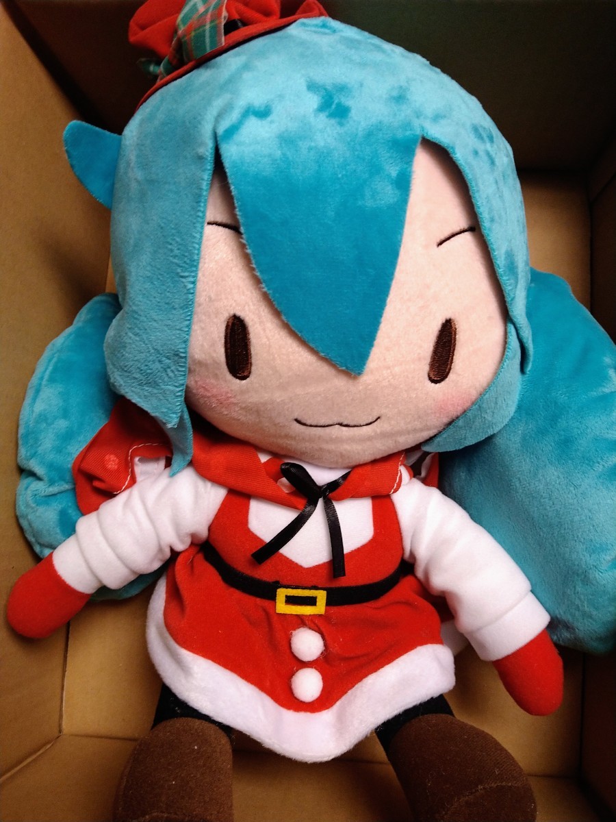 セガ 初音ミク クリスマス 三月八日 メガジャンボふわふわぬいぐるみ