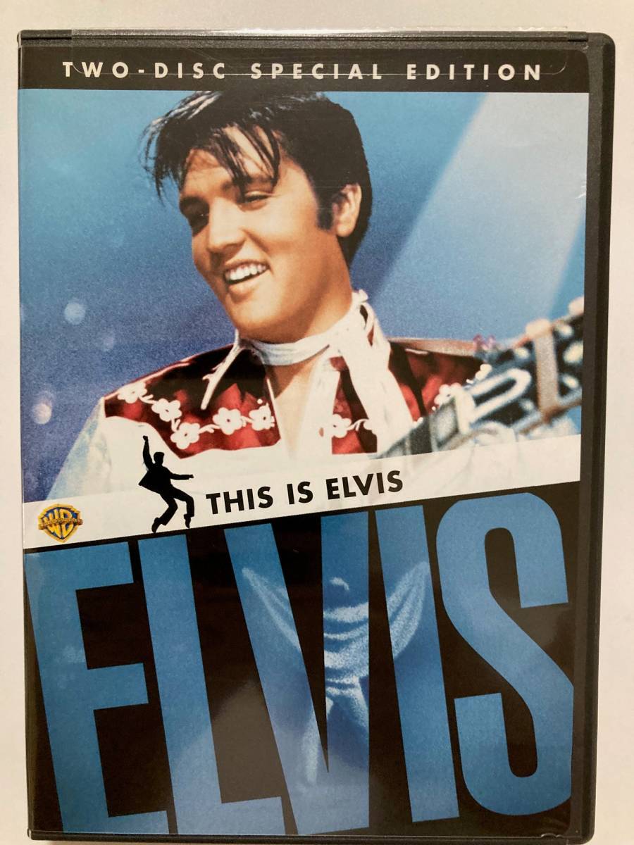 【DVD-バイオグラフィー映画】エルビス・プレスリー(ELVIS PRESLEY)「THIS IS ELVIS」（レア)中古DVD2枚組、北米仕様、USオリジ初盤,RO-121_表紙