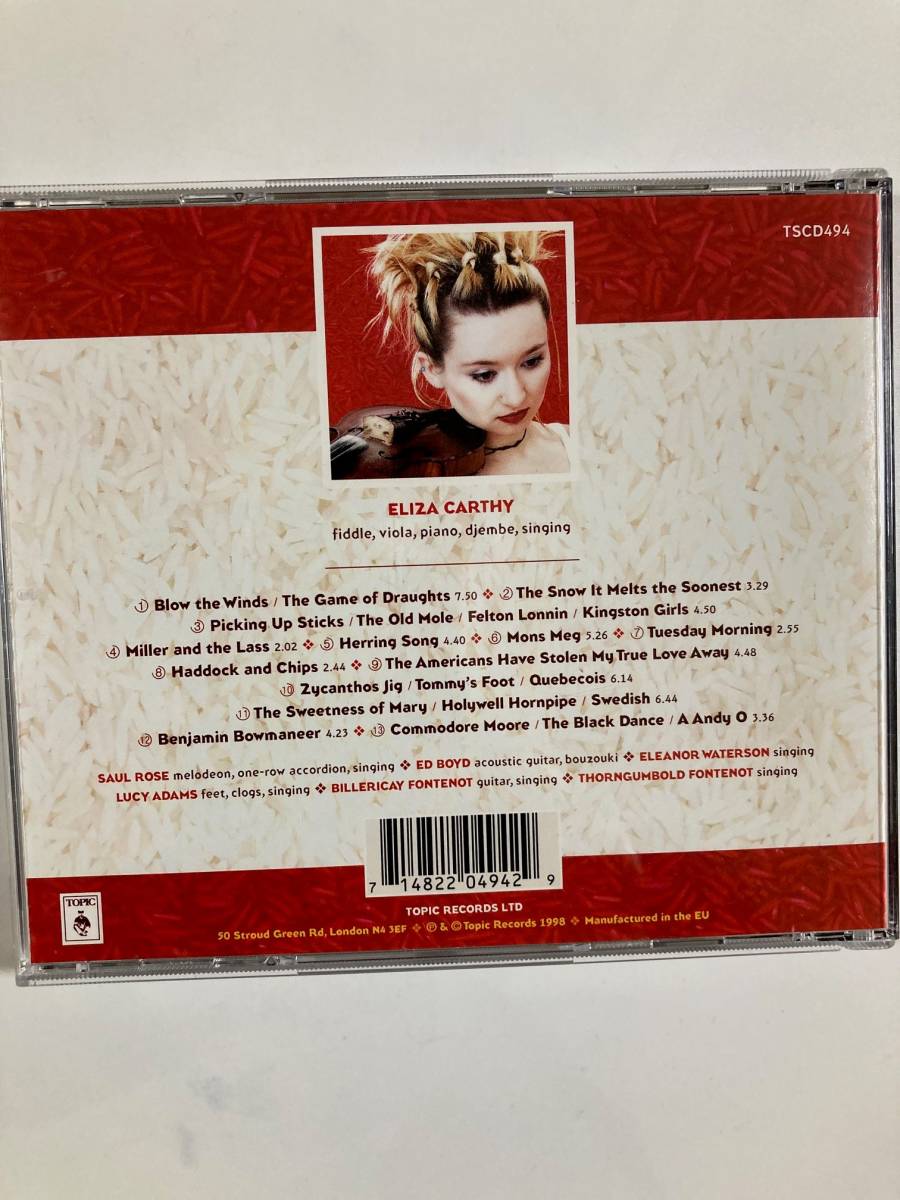 【FOLK MUSIC】エリザ・カーシー（ELIZA CARTHY）「RED RICE」（レア）中古CD2枚組＋シングルCD、欧州初盤、FK-1_画像7