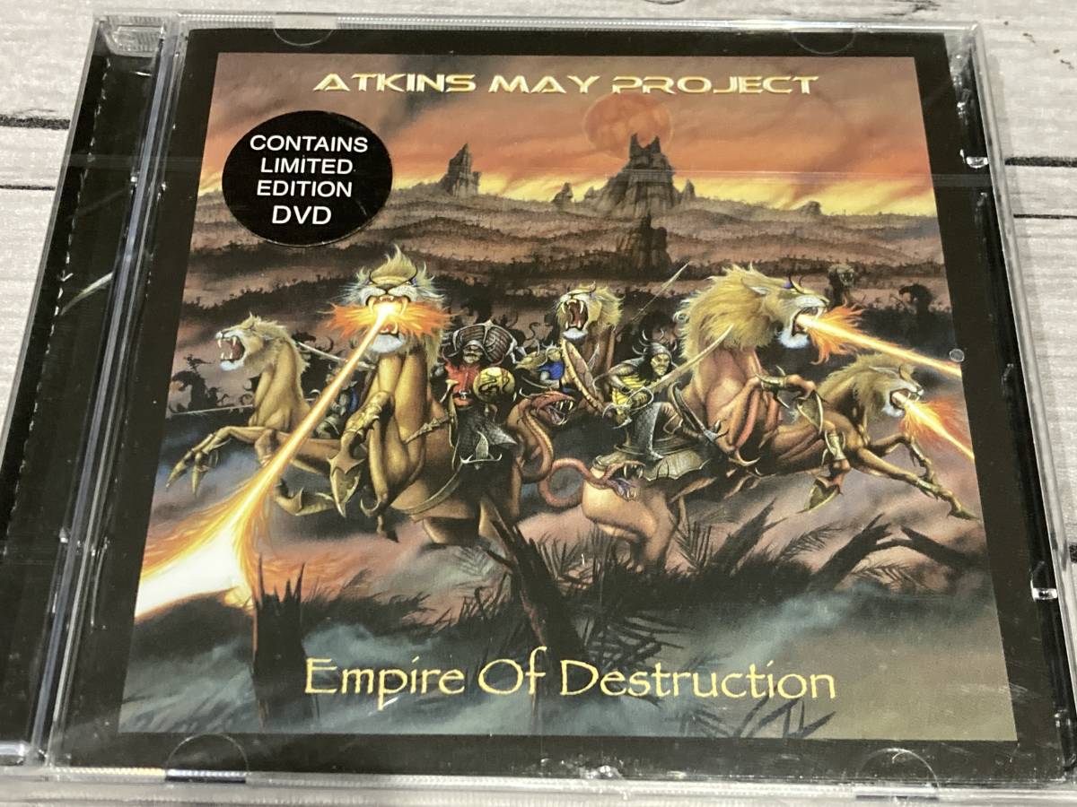 未開封CD＋DVD　ATKINS MAY PROJECT/Empire Of Destruction 　JUDAS PRIEST　Al Atkins　輸入盤_画像1