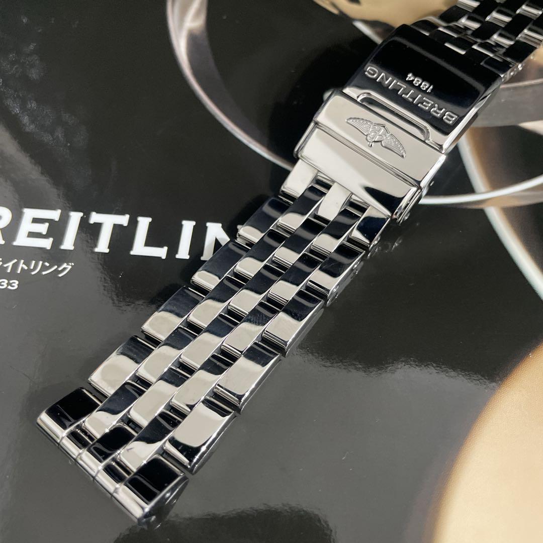 【定価 203,500円】未使用 375A 22mm BREITLING ブライトリング クロノマット44 SS ステンレスベルト_画像1