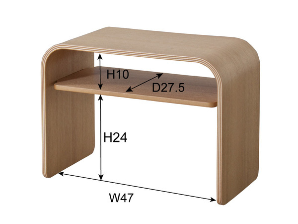 東谷 サイドテーブル ナチュラル W50×D29.5×H36.5 PT-615OAK シンプル デザイン 2WAY 雑誌収納 スタイリッシュ メーカー直送 送料無料_画像2