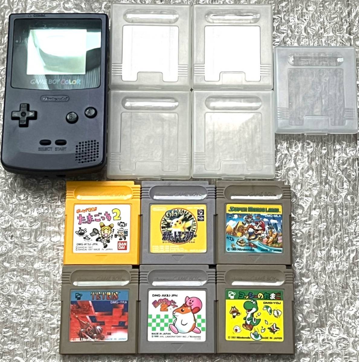 動作確認済み〉GBC ゲームボーイカラー 本体 パープル CGB-001＋