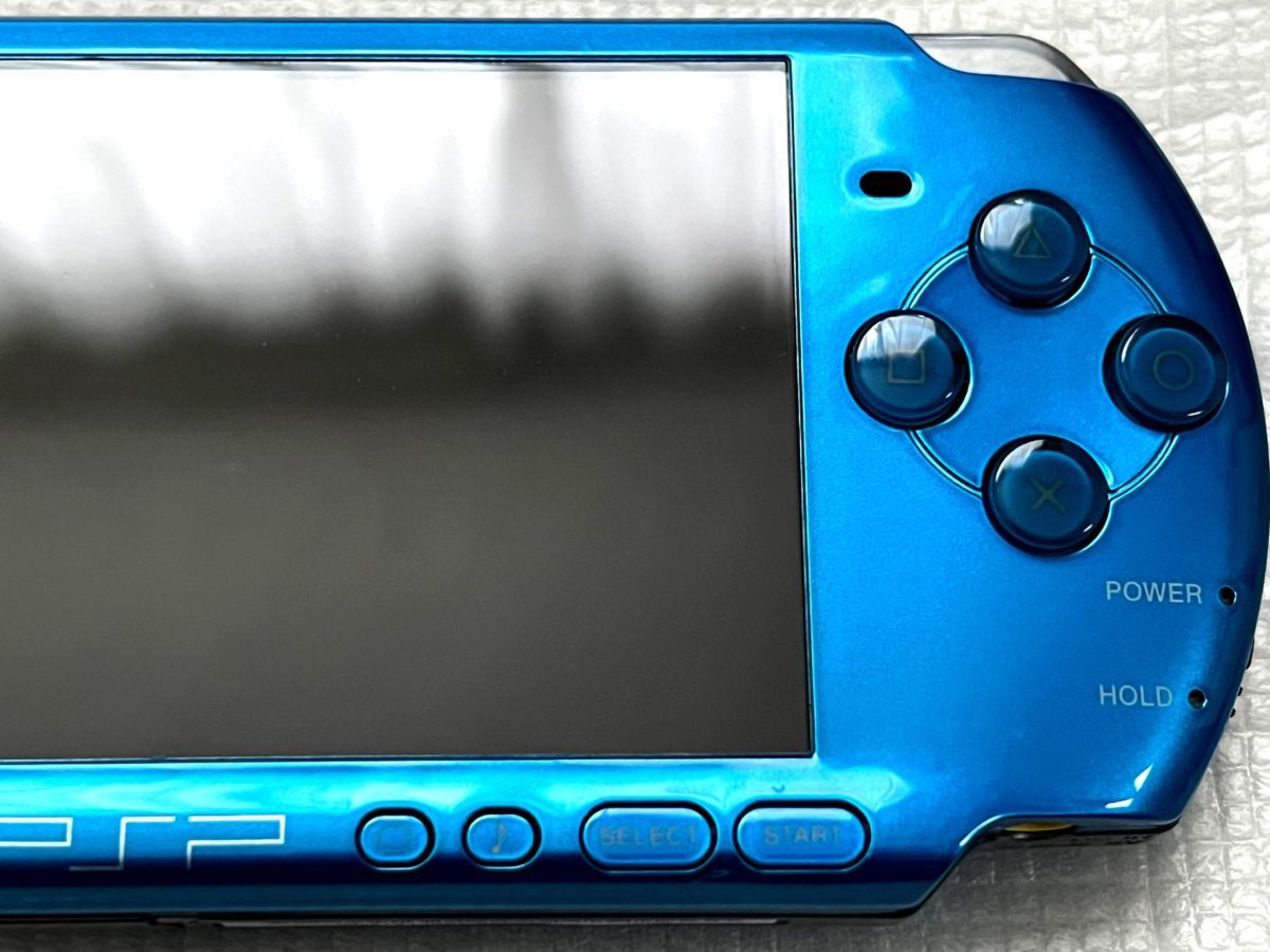 本体準美品・動作確認済み・最終型〉PSP-3000 本体 バイブラントブルー