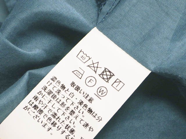 ☆美品2021☆グランマママドーター/セーラーカラー半袖シャツワンピース:1/灰水色ys890_画像9