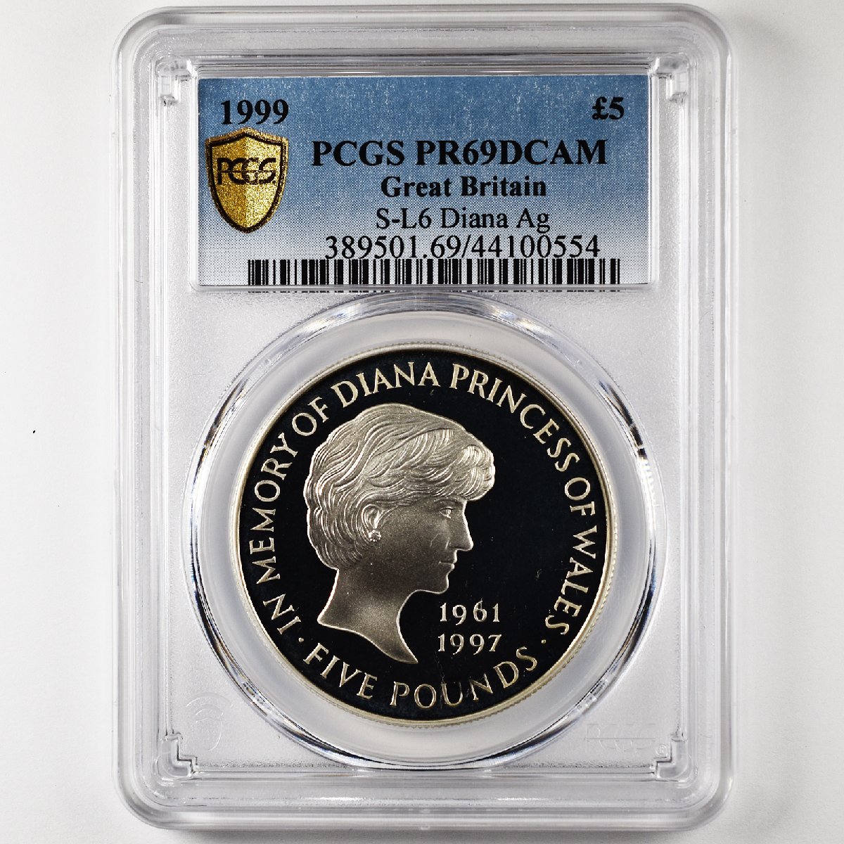 1999 エリザベス2世 ダイアナ妃追悼記念 5ポンド金貨 NGC PF69 - 通販