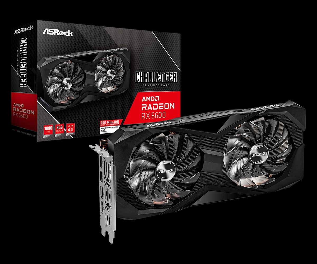◇◇【新品・未開封】ASRock Radeon RX 6600 Challenger D 8GB (RX6600