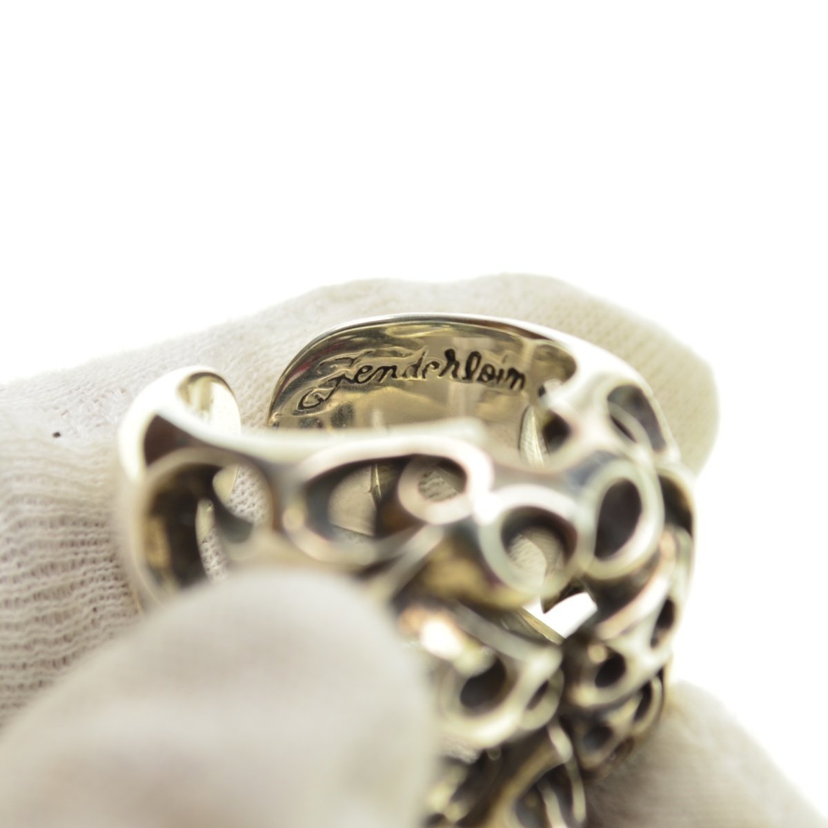 【19号】TENDERLOIN / テンダーロイン SKULL RING / SILVER ボルネオスカル リング_画像4