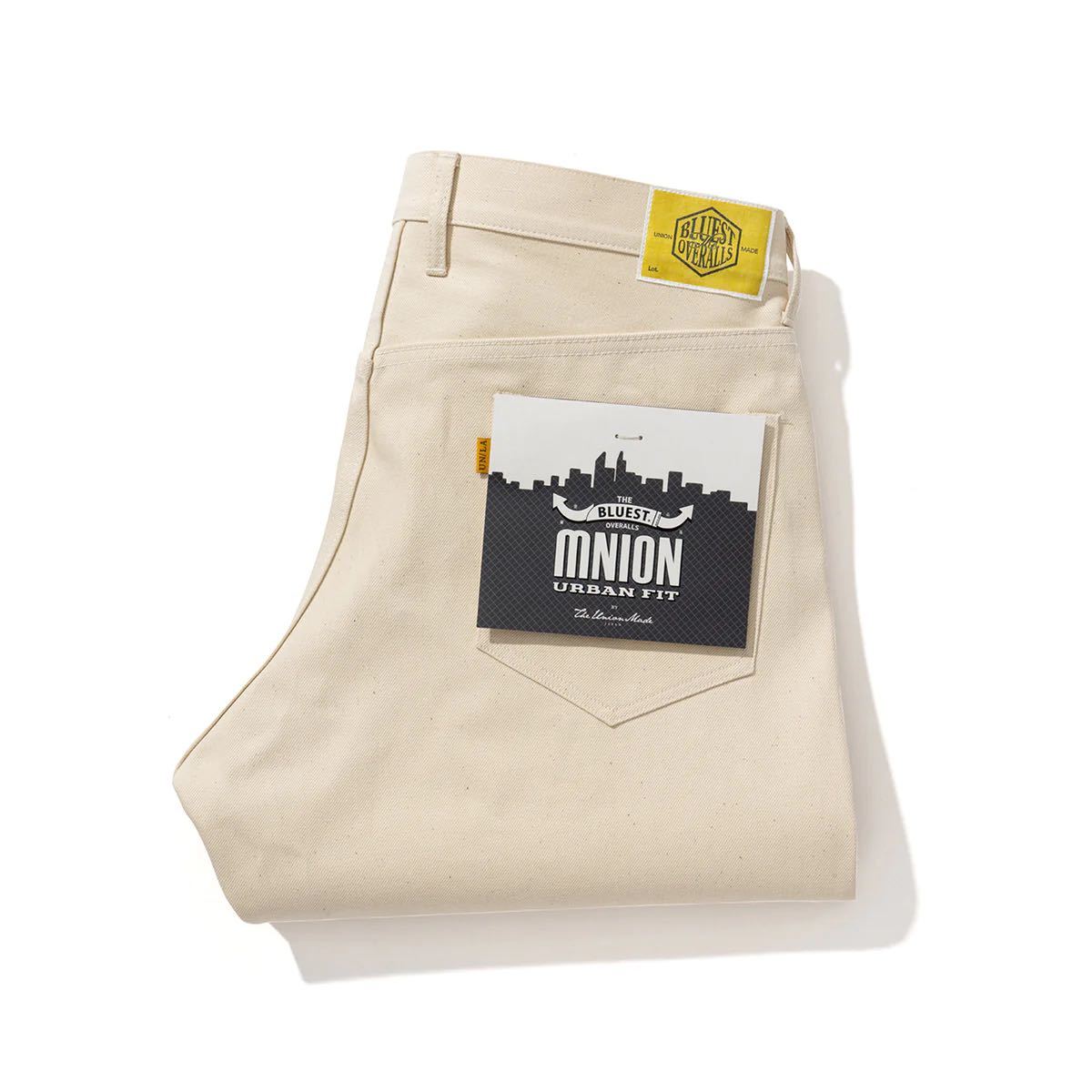 UNION x MIN-NANO Mnion White Denim By The Union XLサイズ 35inch