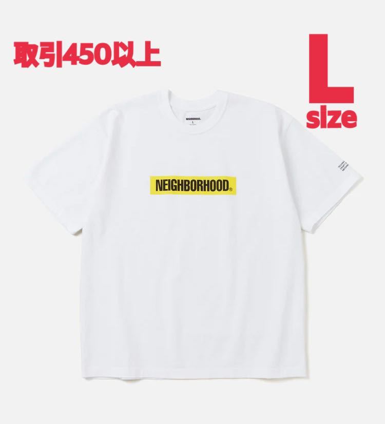 NEIGHBORHOOD 2023SS NH 231 SPOT . TEE SS-1 WHITE×YELLOW Lサイズ ネイバーフッド スポット 半袖 Tシャツ WHITE YELLOW ホワイト