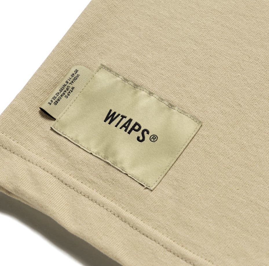 WTAPS 2023SS COLLEGE SS TEE BEIGE Lサイズ ダブルタップス カレッジ ロゴ スポット 半袖 Tシャツ T-SHIRT ベージュ LARGE_画像7