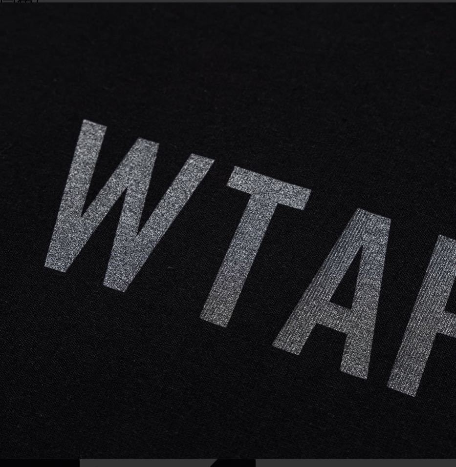 WTAPS 2023SS SIGN SS TEE BLACK Lサイズ ダブルタップス サイン ロゴ スポット 半袖 Tシャツ T-SHIRT ブラック LARGE _画像6
