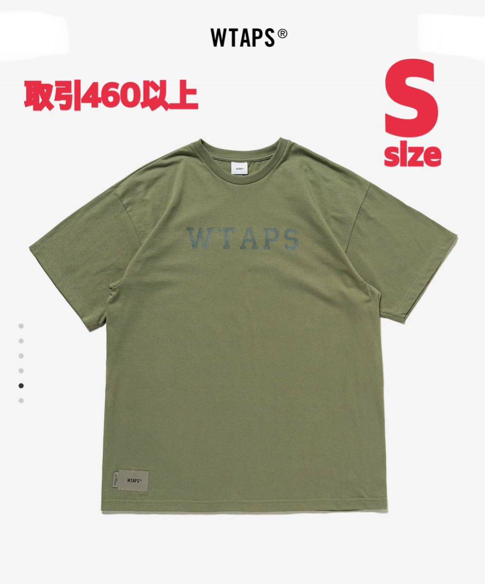 WTAPS 2023SS COLLEGE SS TEE OLIVE DRAB Sサイズ ダブルタップス カレッジ スポット 半袖 Tシャツ T-SHIRT オリーブドラブ SMALL_画像1