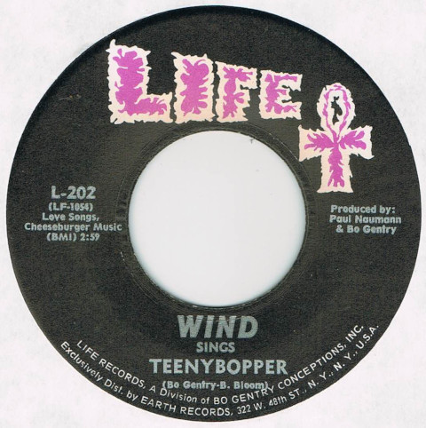 ●WIND / I'LL HOLD OUT MY HAND / TEENYBOPPER [US 45 ORIGINAL 7inch シングル 試聴]_画像2