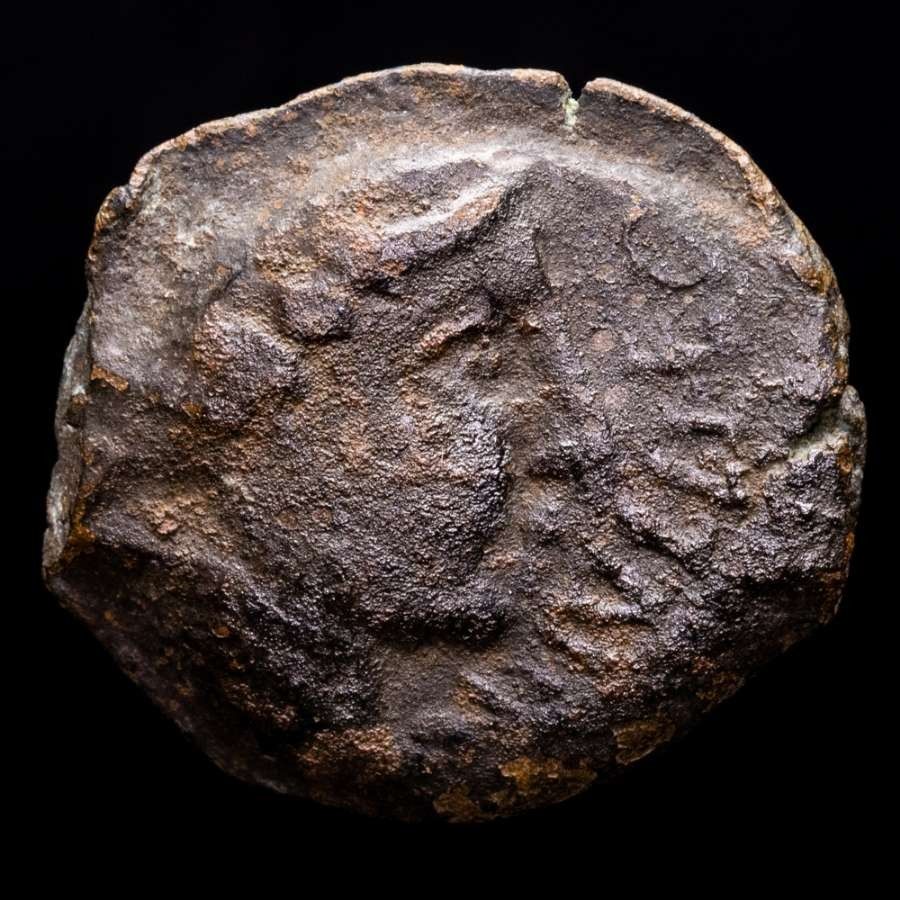 【保証書付】 古代ヒスパニア コルドバ銅貨 紀元前44年-55年頃   230716a