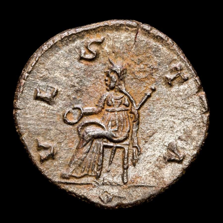 【保証書付】 古代ローマコイン サロニナ皇后 銅貨 230716b