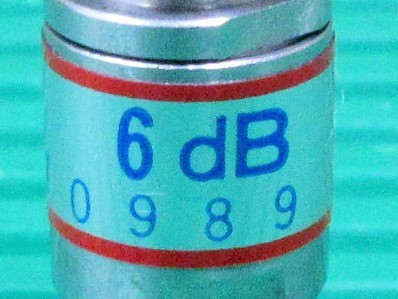 HRS/ヒロセ電機 AT-106(HRS-No.:CL0354-0020-4-xx) 減衰器 6dB SMA(m)-SMA(f) DC-18.0GHz 50Ω 未検査品_画像5