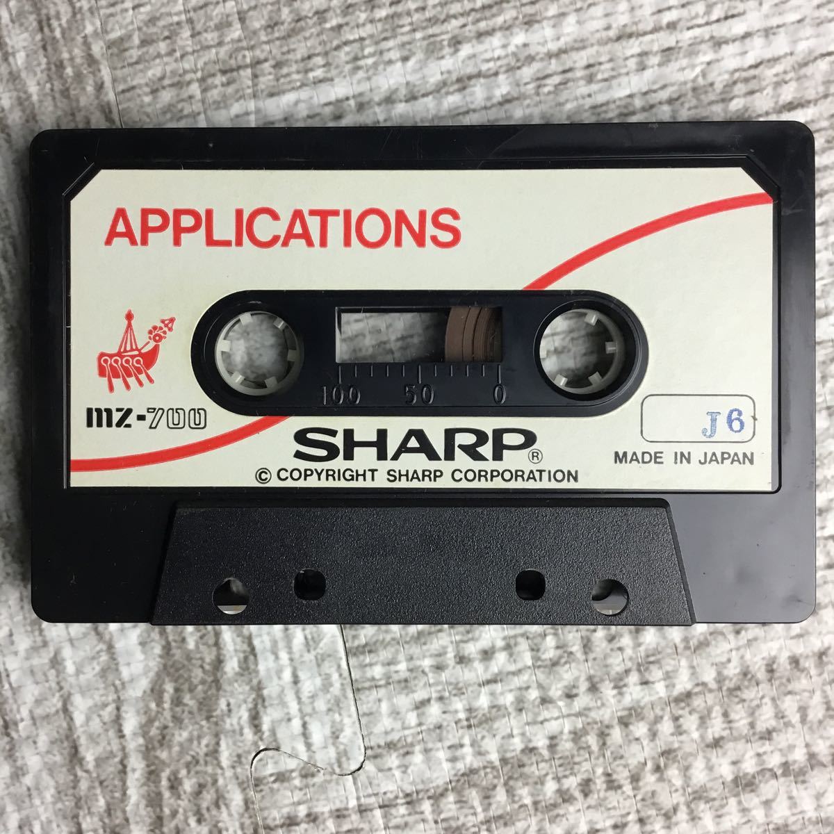  cassette tape SHARP MZ-700 APPLCATIONS HU-BASIC