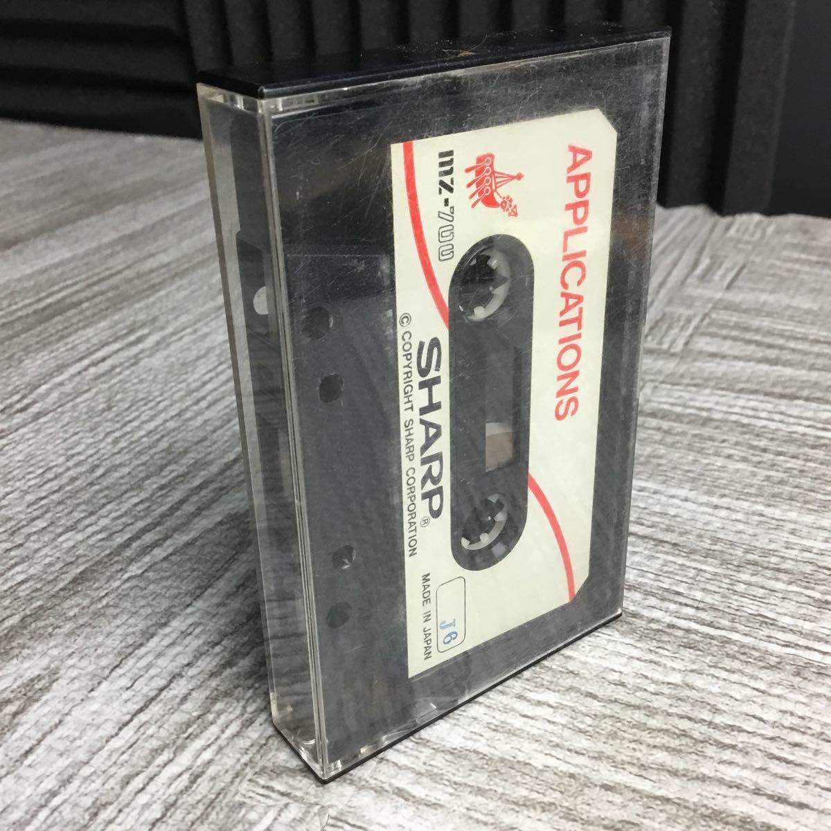  cassette tape SHARP MZ-700 APPLCATIONS HU-BASIC
