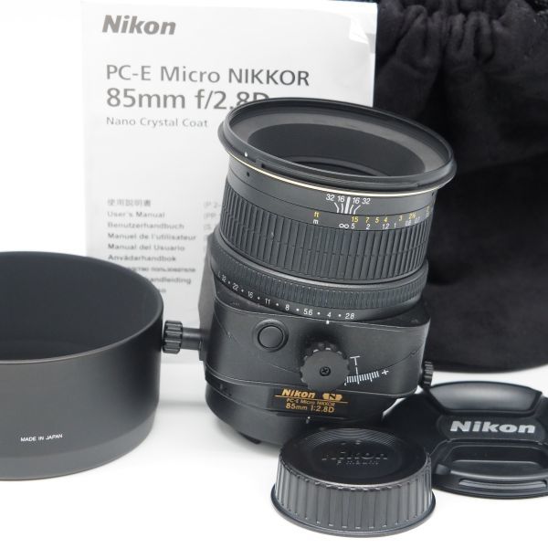 2022年新作 Nikon □極上品□ PC-E f/2.8D 85mm NIKKOR Micro ニコン