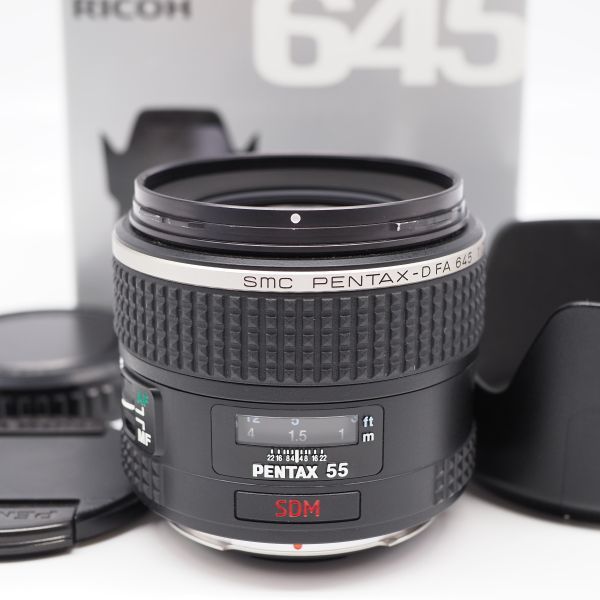 送料無料】 PENTAX-D smc PENTAX □極上品□ FA645 AW SDM 55mmF2.8AL