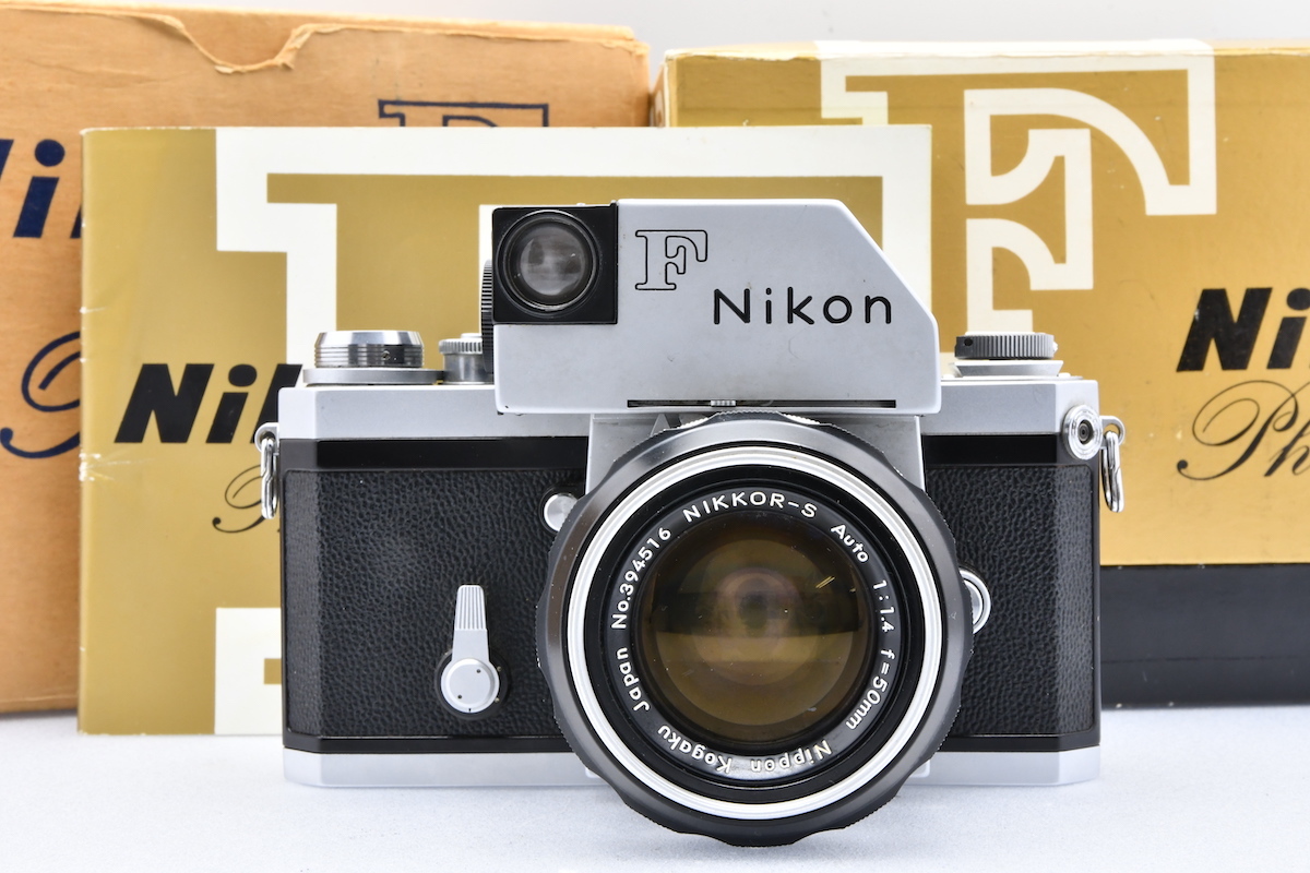 箱付き NIKON F フォトミック 656万台 + 50mm F1.4 ニコン MF一眼レフ