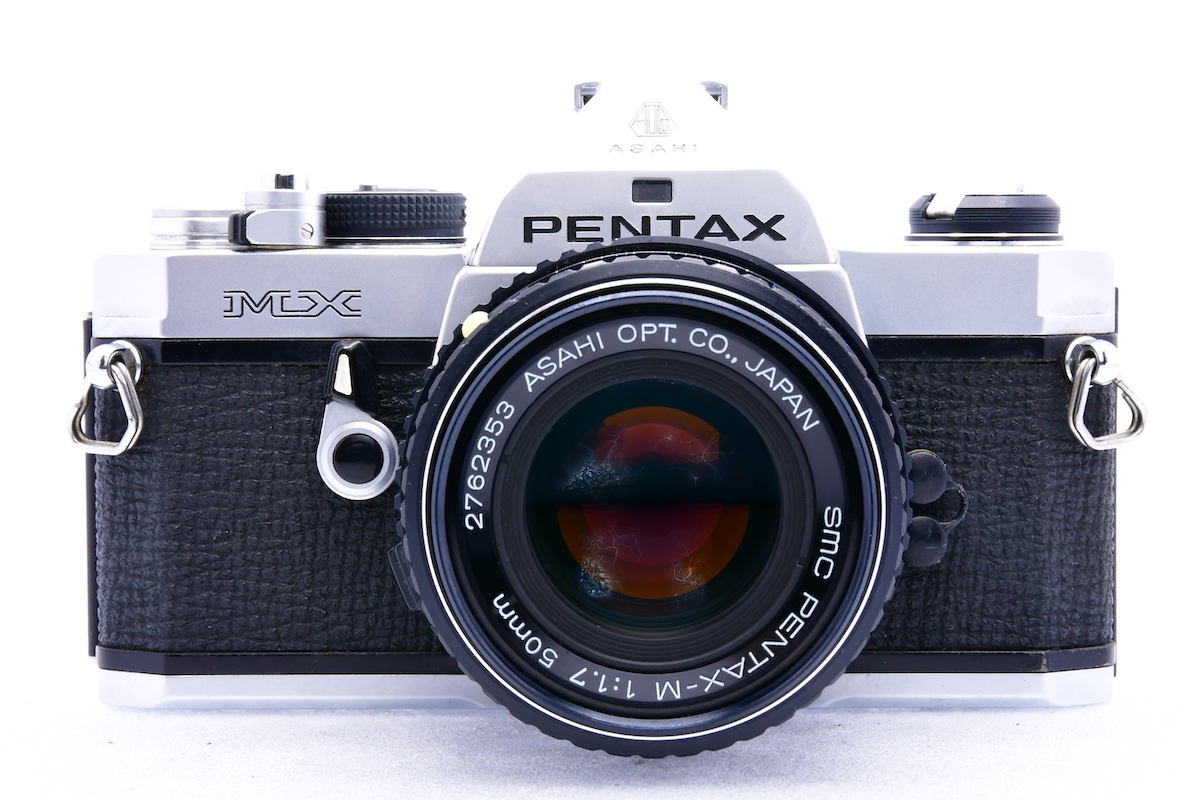 フィルム一眼レフカメラ PENTAX MX + レンズセット - 家電