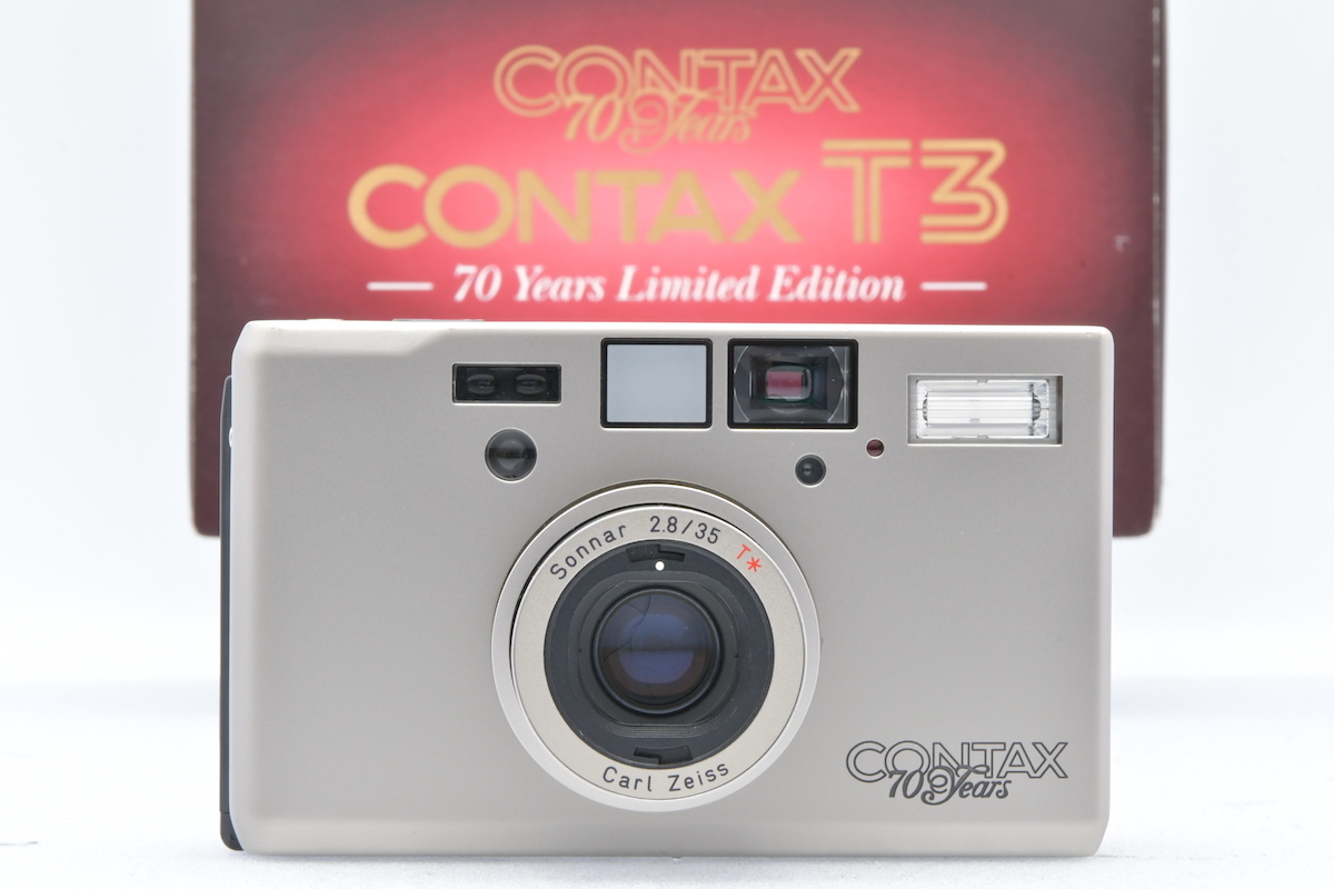 Yahoo!オークション - CONTAX T3 70years シングルティース Yahoo!オークション - CONTAX T3 70years シングルティース