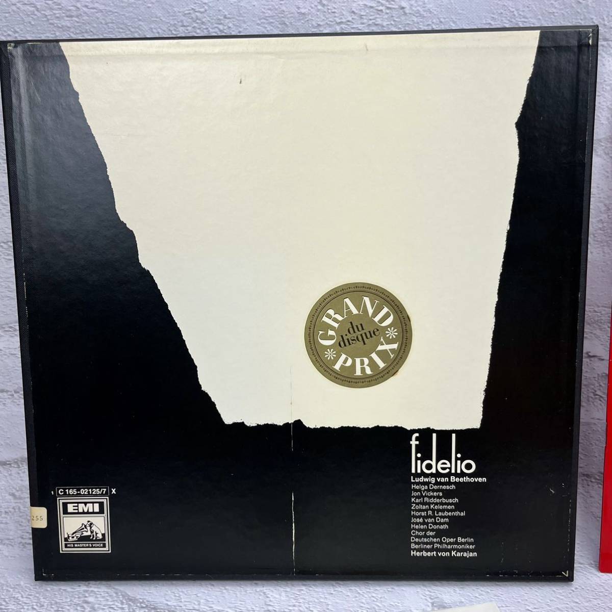 【レコード003】レア商品 DE EMI ヘルベルト・フォン・カラヤン ベートーヴェン・フィデリオ クラシック classic【中古】C165-02125/7_画像2