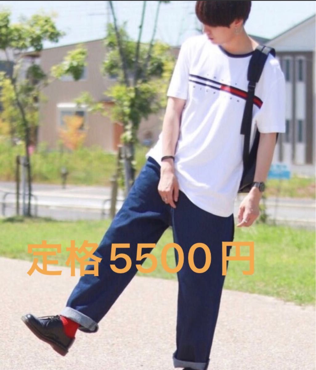 男女兼用 TOMMY HILFIGER トミーヒルフィガーロゴTシャツ 白S 男女兼用 TOMMY HILFIGER トミーヒルフィガーロゴTシャツ 白S
