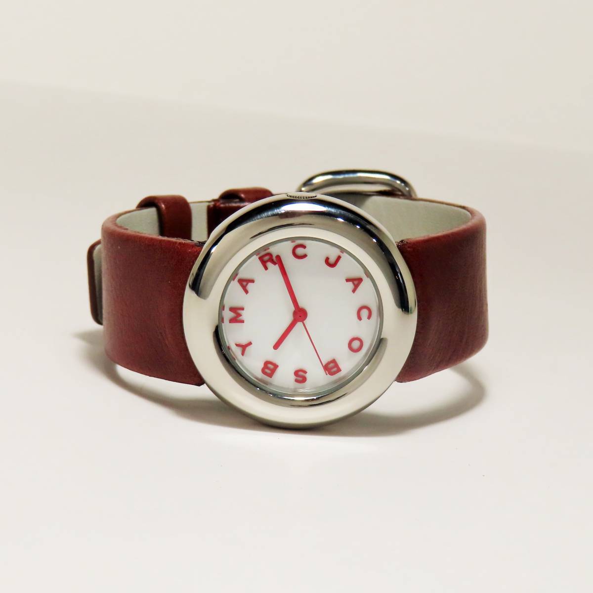 稼働品 美品 MARC BY MARC JACOBS マークバイマークジェイコブス レディース クオーツ 腕時計 箱