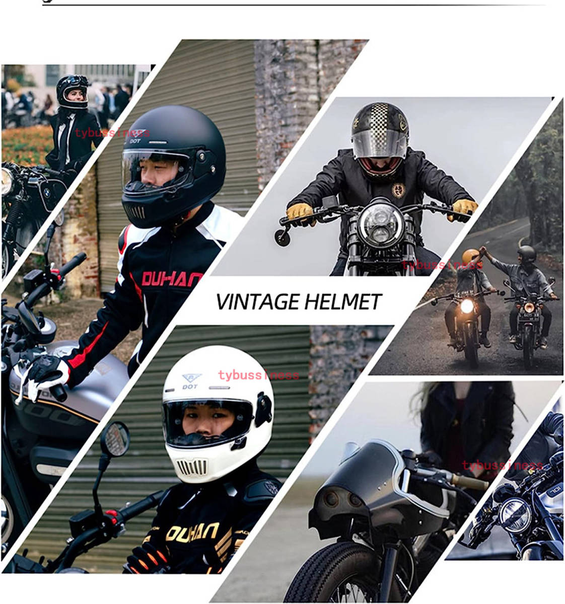 新入荷バイク用ヘルメット ハーレーレトロヘルメット フルフェイスヘルメット 名入れ クールバイカーレーシングク ピッグノーズヘルメットの画像3