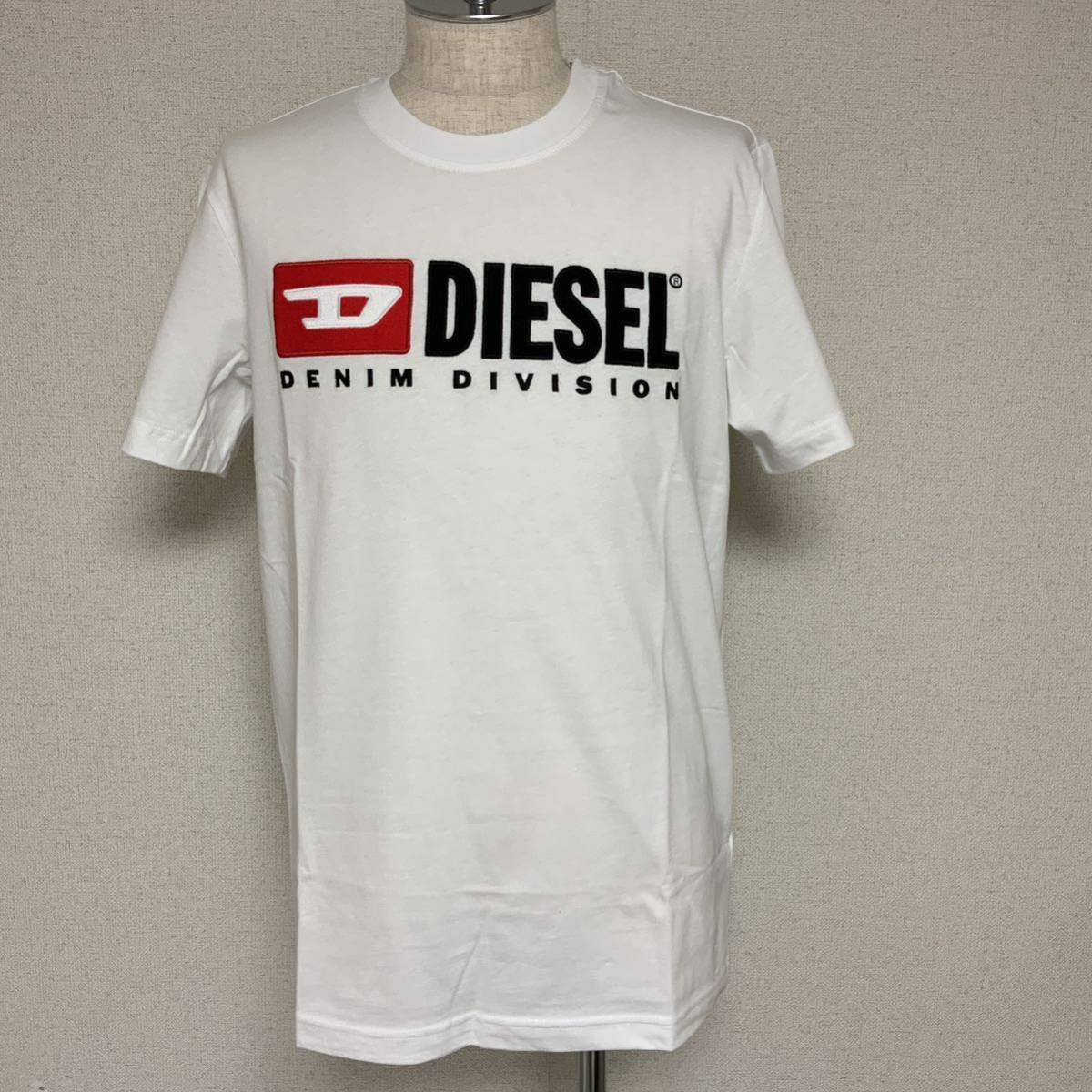 洗練されたデザイン　DIESEL　T-Diegor-Div　ホワイト　XXL　A03766 0GRAI　新モデル