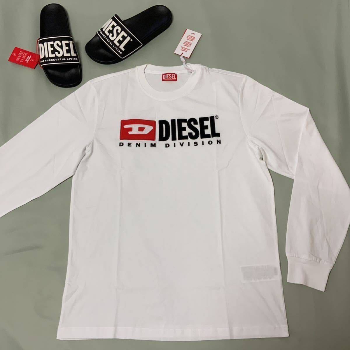 洗練されたデザイン　DIESEL　T-JUST-LS-DIV　ホワイト　M　A03768 0GRAI　2023新モデル　#DIESELMAKO_画像2