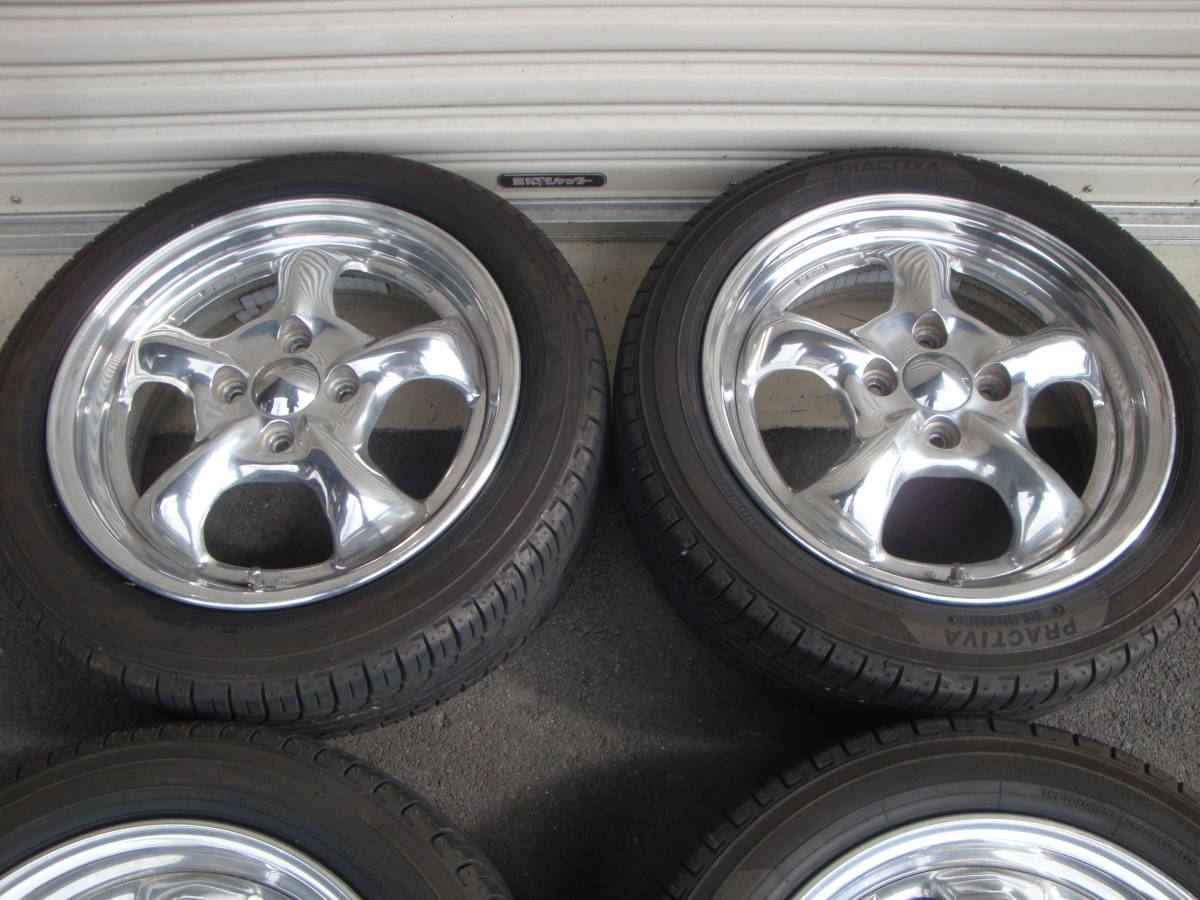  light car * light truck .! Work Goocars 15 inch aluminium wheels +PRACTIVA 165/55R15 4 pcs set!!