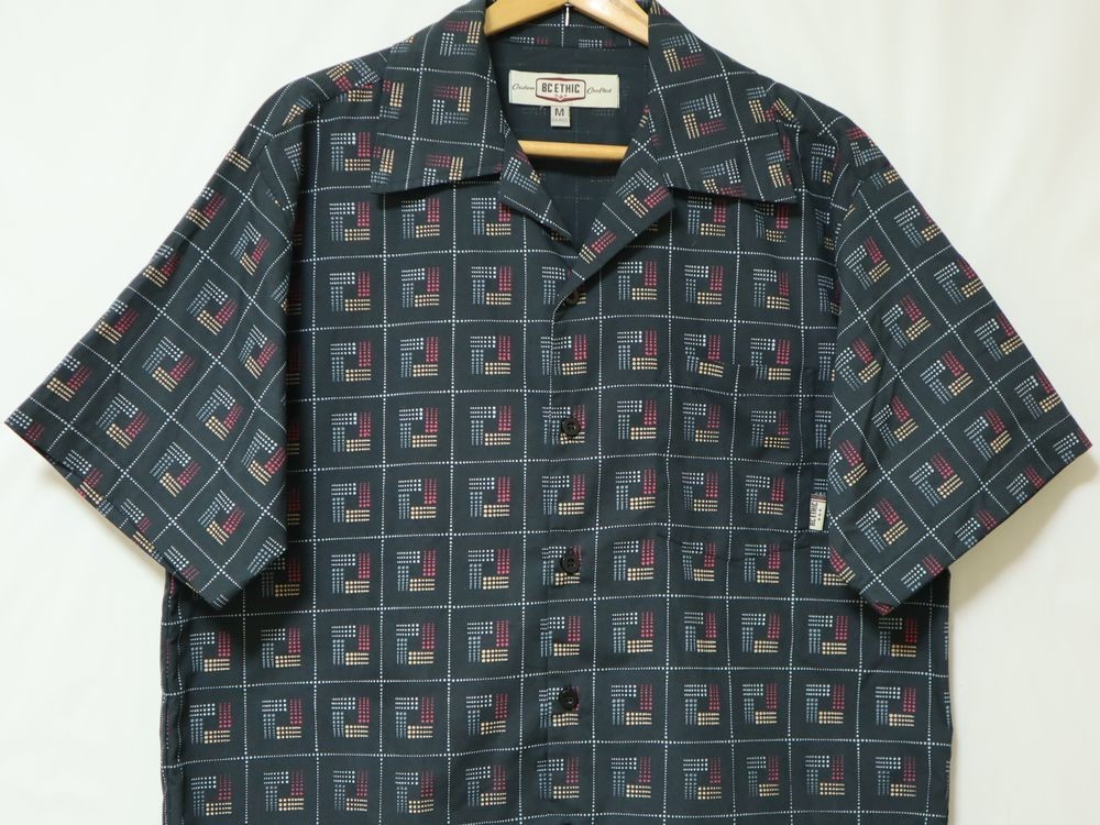 デッドストック 1wash 00s USA製 BC ETHIC ビンテージ オープンカラー
