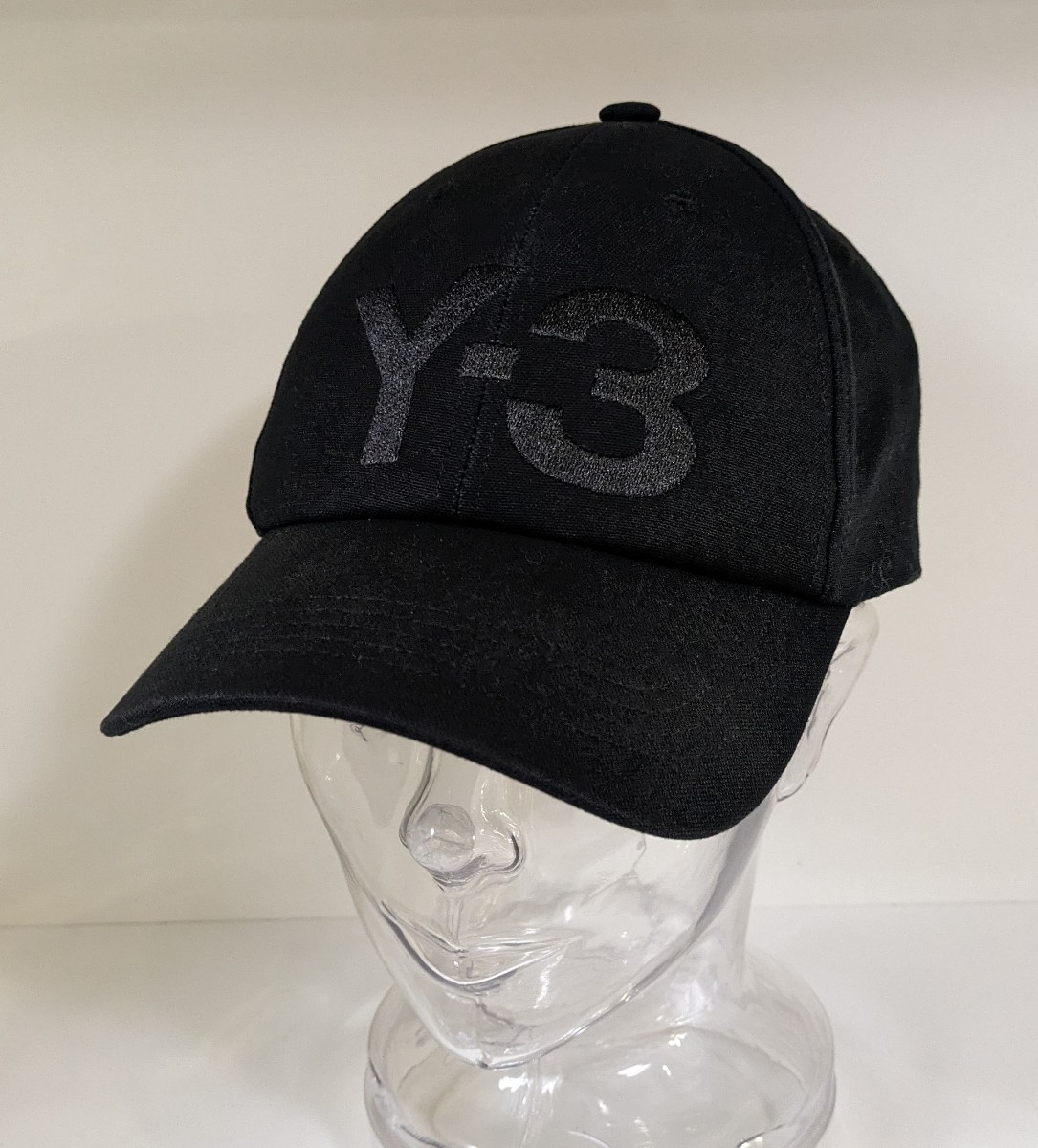 送料無料Y-3ワイスリー良品ロゴ黒ベースボールキャップLOGO CAP