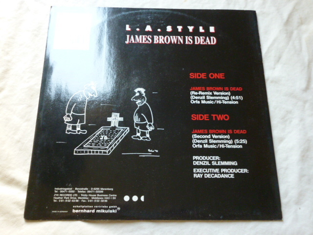 L.A. Style / James Brown Is Dead (Re-Remix) ultra upper RAVE CLASSIC hit Tune audition 