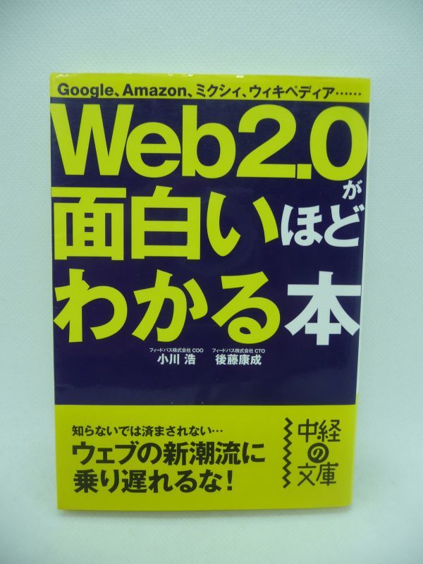 Web2.0が面白いほどわかる本 ★ 小川浩 後藤康成 ◆ インターネットの世界で話題を集めている企業やサービス グーグル Amazon ブログ SNS_画像1