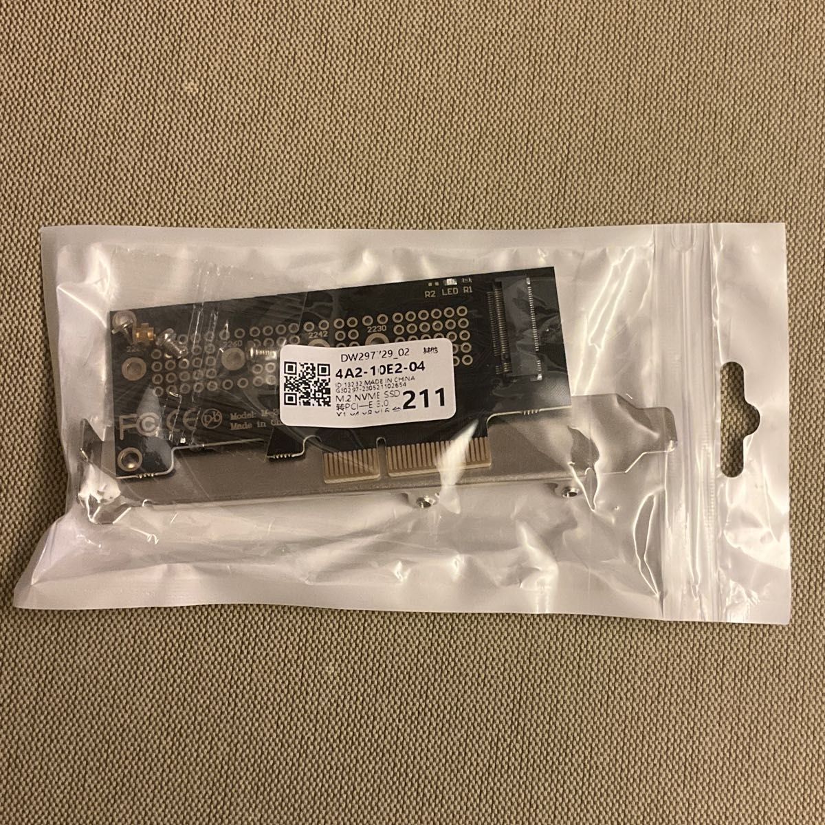 M.2 NVMe to PCI-e x4 アダプタ